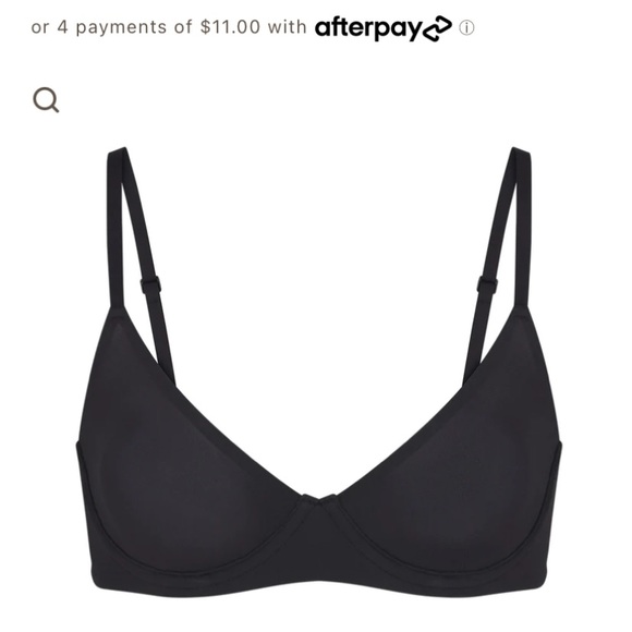SKIMS Other - Skims Everybody unlined underwire Bra Onyx 36D